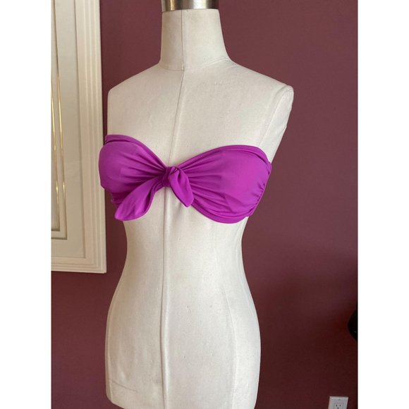 "2" VS padded strapless bikini tops Fushia and sea - Picture 4 of 4